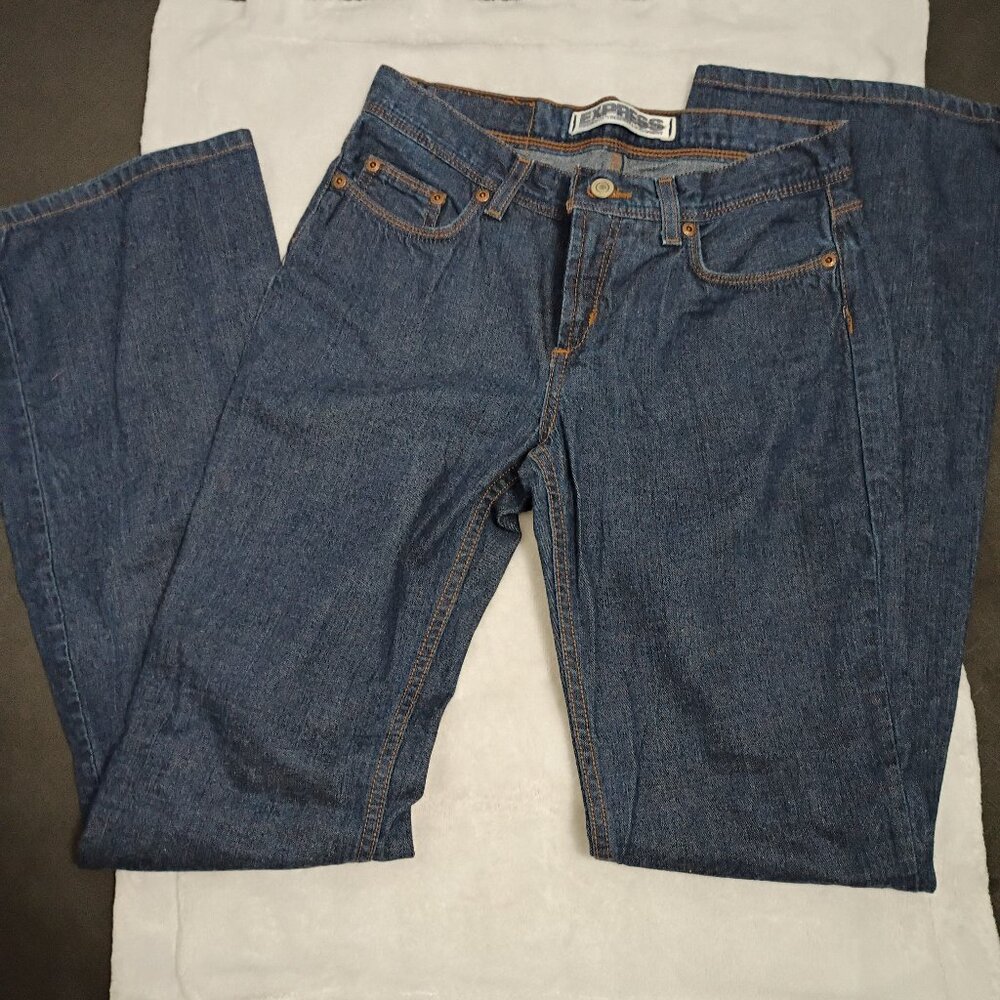 Y2K EXPRESS Denim Jeans Womens Size 3/4 L